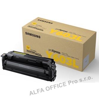 HP originální toner SU557A, CLT-Y603L, yellow, 10000str., Y603L, high capacity, Samsung