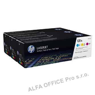 HP originální toner U0SL1AM, CMY, 3*1800str., HP 131A CMY, HP LaserJet Pro M276, M251, 3ks