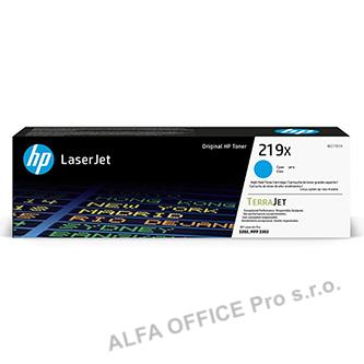 HP TerraJet originální toner W2191X, HP 219X, cyan, 2500str., high capacity