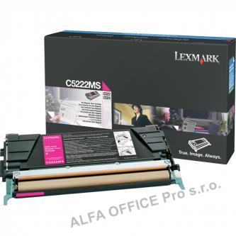  Lexmark originální toner C5222MS, magenta, 3000str., Lexmark C52x, C53x 