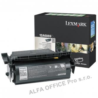  Lexmark originální toner 12A6869, black, 10000str., label application typ return 