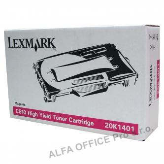  Lexmark originální toner 20K1401, magenta, 6600str., Lexmark C510 