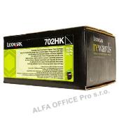 Lexmark originální toner 70C2HK0, black, 4000str., return, high capacity, Lexmar 
