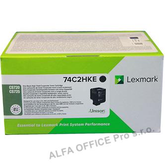  Lexmark originální toner 74C2HKE, black, 20000str., return, high capacity, Lexma 