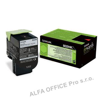  Lexmark originální toner 80C2HKE, black, 4000str., Lexmark CX410, 510 