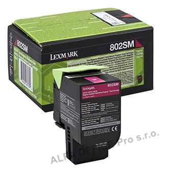  Lexmark originální toner 80C2SME, magenta, 2000str., Lexmark CX310dn, CX310n, CX 