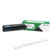  Lexmark originální toner C332HC0, cyan, 2500str., return, high capacity, Lexmark 