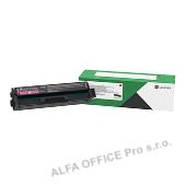  Lexmark originální toner C332HM0, magenta, 2500str., return, high capacity, Lexm 