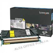  Lexmark originální toner C5242YH, yellow, 5000str., Lexmark C524 