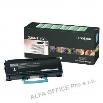  Lexmark originální toner X264H11G, black, 9000str., return, high capacity, Lexma 
