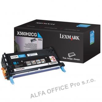  Lexmark originální toner X560H2CG, cyan, 10000str., Lexmark X560N, X560dn 