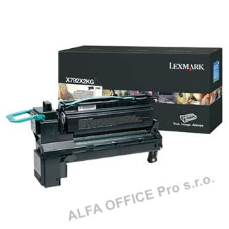  Lexmark originální toner X792X2KG, black, 20000str., extra high capacity, Lexmar 