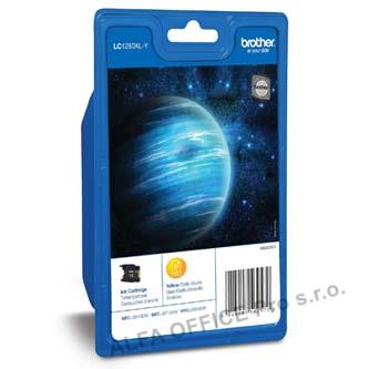 Brother originální ink LC-1280XLY, yellow, 1200str., high capacity, Brother MFC-J6910DW