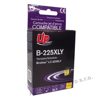 UPrint kompatibilní ink s LC-225XLY, yellow, 1200str., 13ml, B-225XLY, 1ks, pro Brother MF