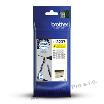 Brother originální ink LC-3237Y, yellow, 1500str., Brother MFC-J5945DW, MFC-J6945DW, MFC-J