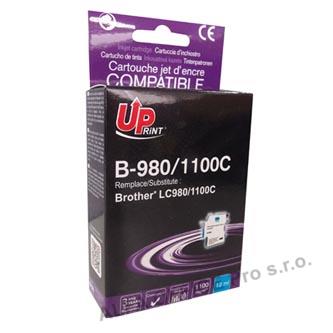 UPrint kompatibilní ink s LC-980C, cyan, 12ml, B-980C, pro Brother DCP-145C, 165C