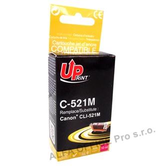 UPrint kompatibilní ink s CLI521M, magenta, 450str., 10ml, C-521M, pro Canon iP3600, iP460