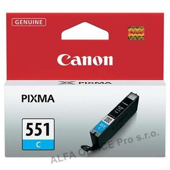 Canon originální ink CLI551C, cyan, 7ml, 6509B001, Canon PIXMA iP7250, MG5450, MG6350, MG7