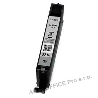 Canon originální ink 0335C001, grey, 11ml, CLI571GY XL, high capacity, Canon PIXMA MG7750,