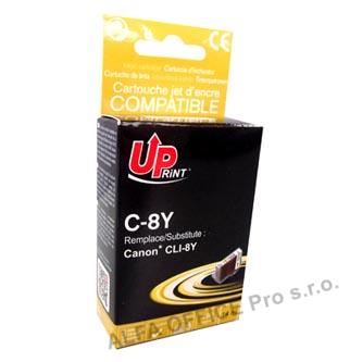 UPrint kompatibilní ink s CLI8Y, yellow, 14ml, C-8Y, pro Canon iP4200, iP5200, iP5200R, MP