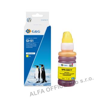  G&G kompatibilní ink s 4548C001, yellow, 7700str., NPR-CGI51Y, pro Canon PIXMA G 
