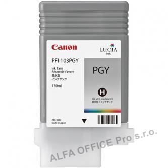 Canon originální ink PFI103PGY, photo grey, 130ml, 2214B001, Canon iPF-5100, 6100