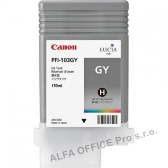 Canon originální ink PFI103GY, grey, 130ml, 2213B001, Canon iPF-5100, 6100