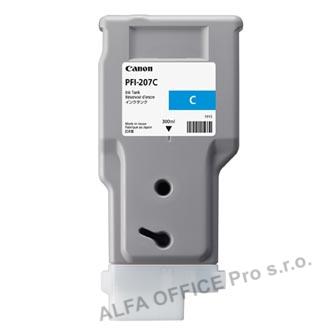 Canon originální ink PFI207C, cyan, 300ml, 8790B001, Canon iPF-680, 685, 780, 785