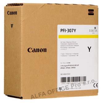Canon originální ink PFI307Y, yellow, 330ml, 9814B001, Canon iPF-830, 840, 850