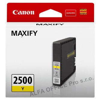  Canon originální ink PGI-2500 Y, yellow, 9.6ml, 9303B001, Canon MAXIFY iB4050,iB 