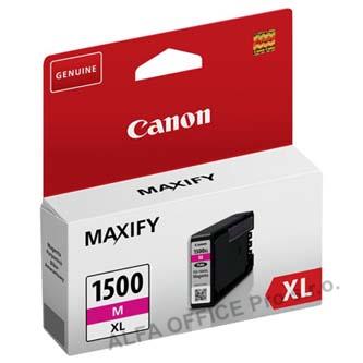 Canon originální ink PGI 1500XL, magenta, 12ml, 9194B001, high capacity, Canon MAXIFY MB20