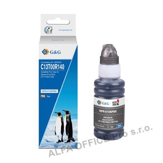  G&G kompatibilní ink s C13T00R140, photo black, NPR-E106PBK, pro Epson EcoTank E 