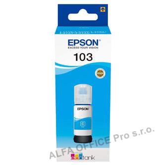 Epson originální ink C13T00S24A, 103, cyan, 65ml, Epson EcoTank L3151, L3150, L3111, L3110