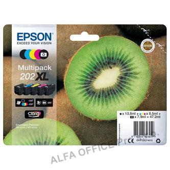 Epson originální ink C13T02G74010, 202 XL, CMYK, 1x13.8, 1x7.9ml, 3x8.5ml, Epson XP-6000,