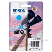 Epson originální ink C13T02W24010, 502XL, T02W240, cyan, 470str., 6.4ml, Epson XP-5100, XP