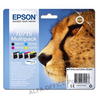 Epson originální ink C13T07154012, CMYK, 23.9ml, Epson D78, DX4000, DX4050, DX5000, DX5050