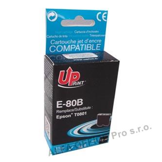 UPrint kompatibilní ink s C13T08014011, black, 11ml, E-80B, pro Epson R265, RX560, R360