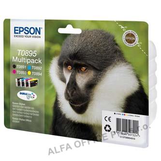 Epson originální ink C13T08954010, CMYK, 3x3,5/5,8ml, Epson Stylus S20, SX100, SX200, SX40