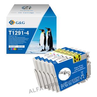  G&G kompatibilní ink s T129, CMYK, NP-R-1291/1291/1292/1293/1294, pro Epson Styl 