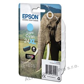Epson originální ink C13T24354012, T2435, 24XL, light cyan, 9,8ml, Epson