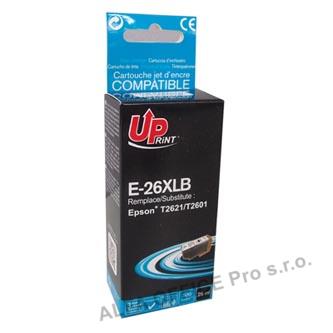 UPrint kompatibilní ink s C13T26214010, T262140, 26XL, black, 500str., 25ml, E-26XLB, pro 