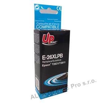 UPrint kompatibilní ink s C13T26314010, T263140, 26XL, photo black, 400str., 15ml, E-26XLP