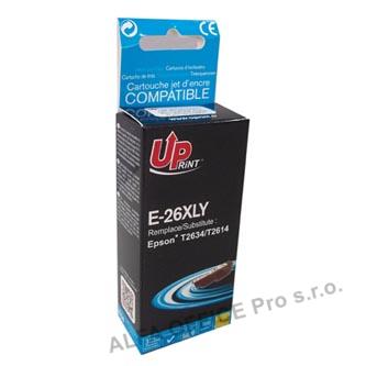 UPrint kompatibilní ink s C13T26344010, T263440, 26XL, yellow, 700str., 15ml, pro Epson Ex