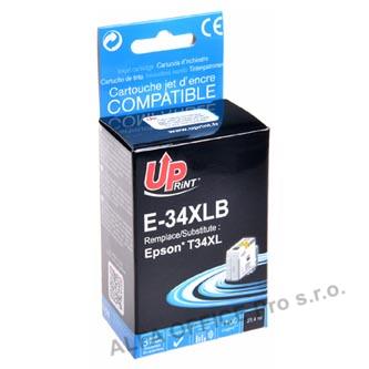UPrint kompatibilní ink s C13T34714010, T347140, black, 1100str., 23,4ml, E-34XLB, pro Eps