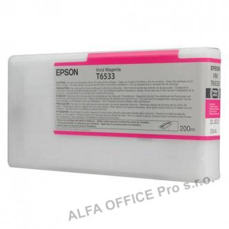 Epson originální ink C13T653300, vivid magenta, 200ml, Epson Stylus Pro 4900