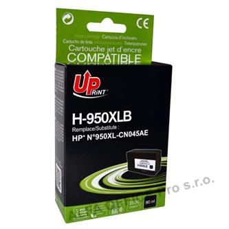 UPrint kompatibilní ink s CN045AE, CN045AE, HP 950XL, black, 2500str., 80ml, H-950XL-B, pr