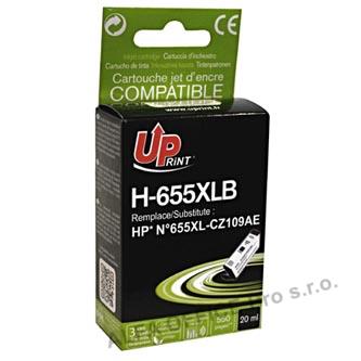 UPrint kompatibilní ink s CZ109AE, CZ110AE, CZ111AE, CZ112AE, HP 655, black, 550+3x750str.