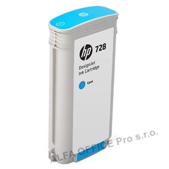 HP originální ink F9J67A, HP 728, cyan, 130ml, HP DesignJet T730, DesignJet T830, DesignJe