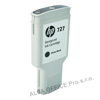 HP originální ink F9J79A, HP 727, photo black, 300ml, HP DesignJet T1530, T2530, T930