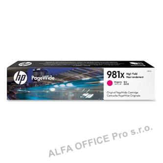 HP originální ink L0R10A, HP 981X, magenta, 10000str., 114.5ml, high capacity, HP PageWide